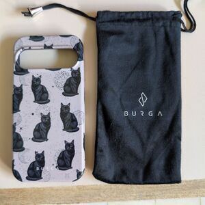 Black Cat Phone Case Burga New Pixel 9 Pro